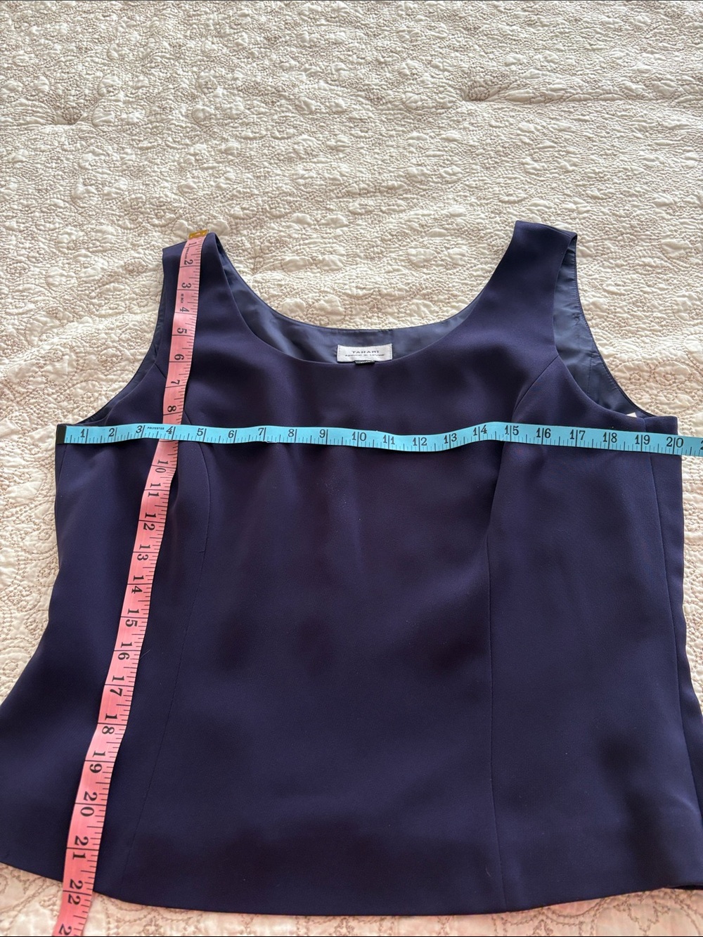 TAHARI Arthur S. Levine Indigo 3 Piece Suit - Picture 9 of 16